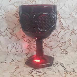 Avon Cape Cod Ruby 6" Water Goblet